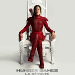 Hunger Games : la révolte, 2e partie, affiche Katniss trône